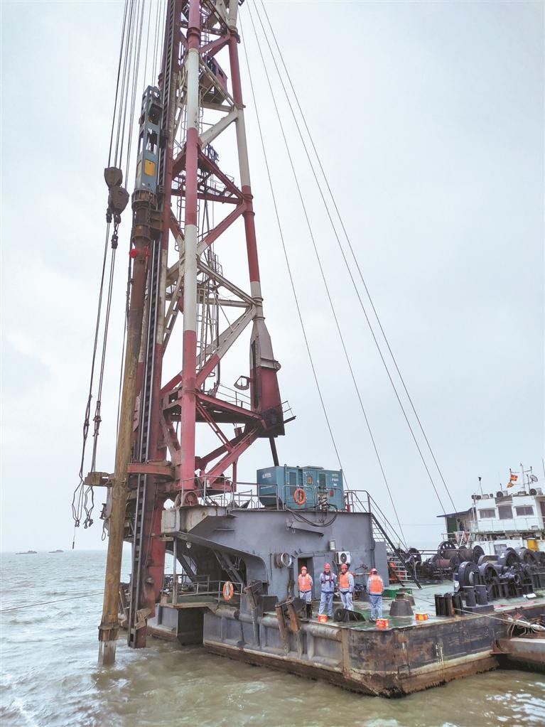 2019年12月26日，太湖隧道馬山段打下最后一根樁。